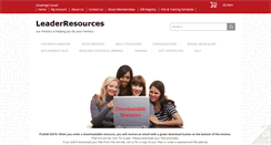 Desktop Screenshot of leaderresources.org